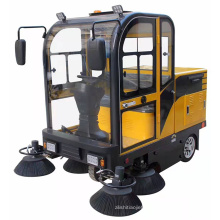 Ao Lai machinery production low noise electric sweeper small driving sweeping equipment